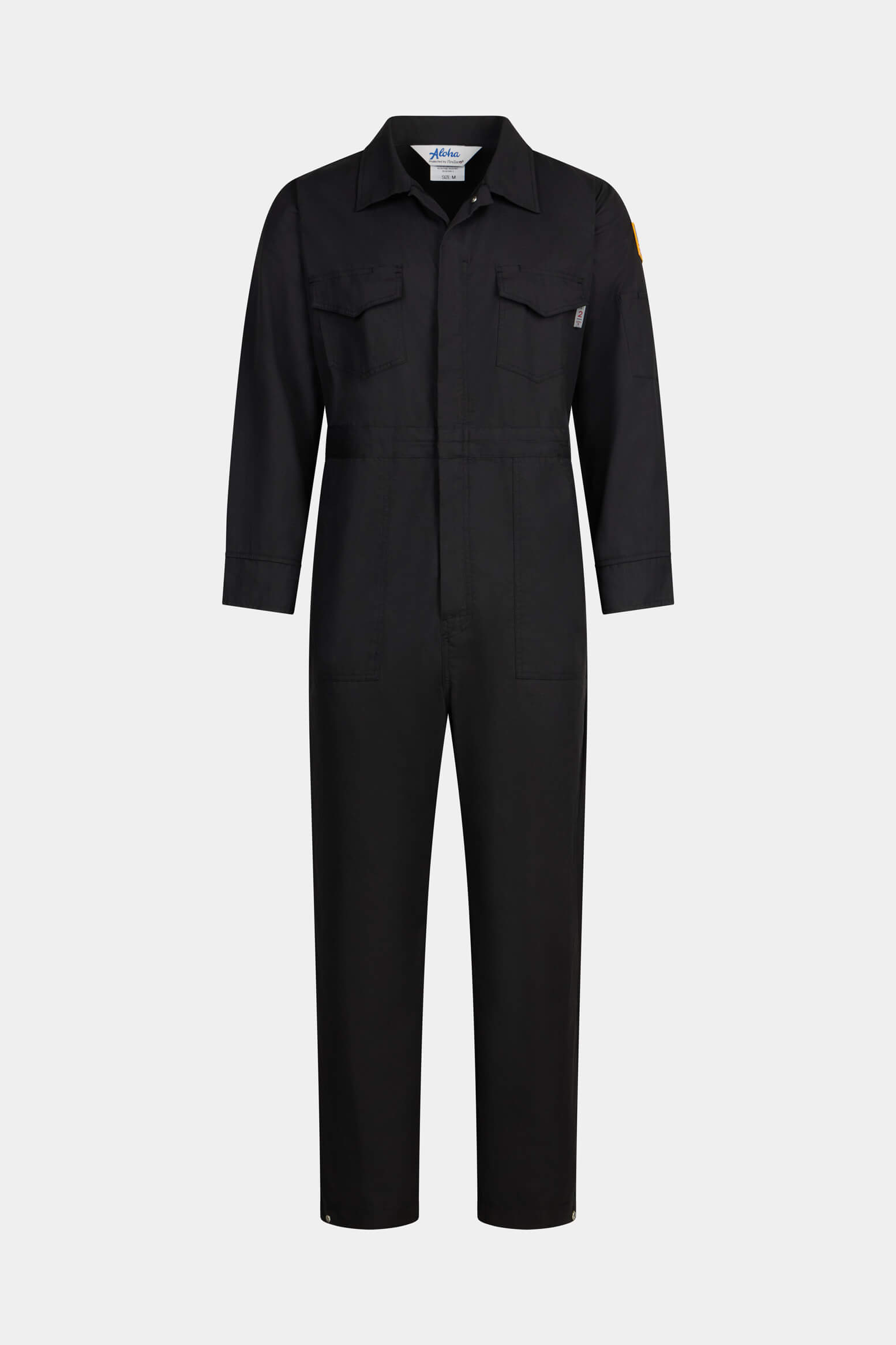 Aloha FR Ripstop Coverall Black | Aloha Workwear