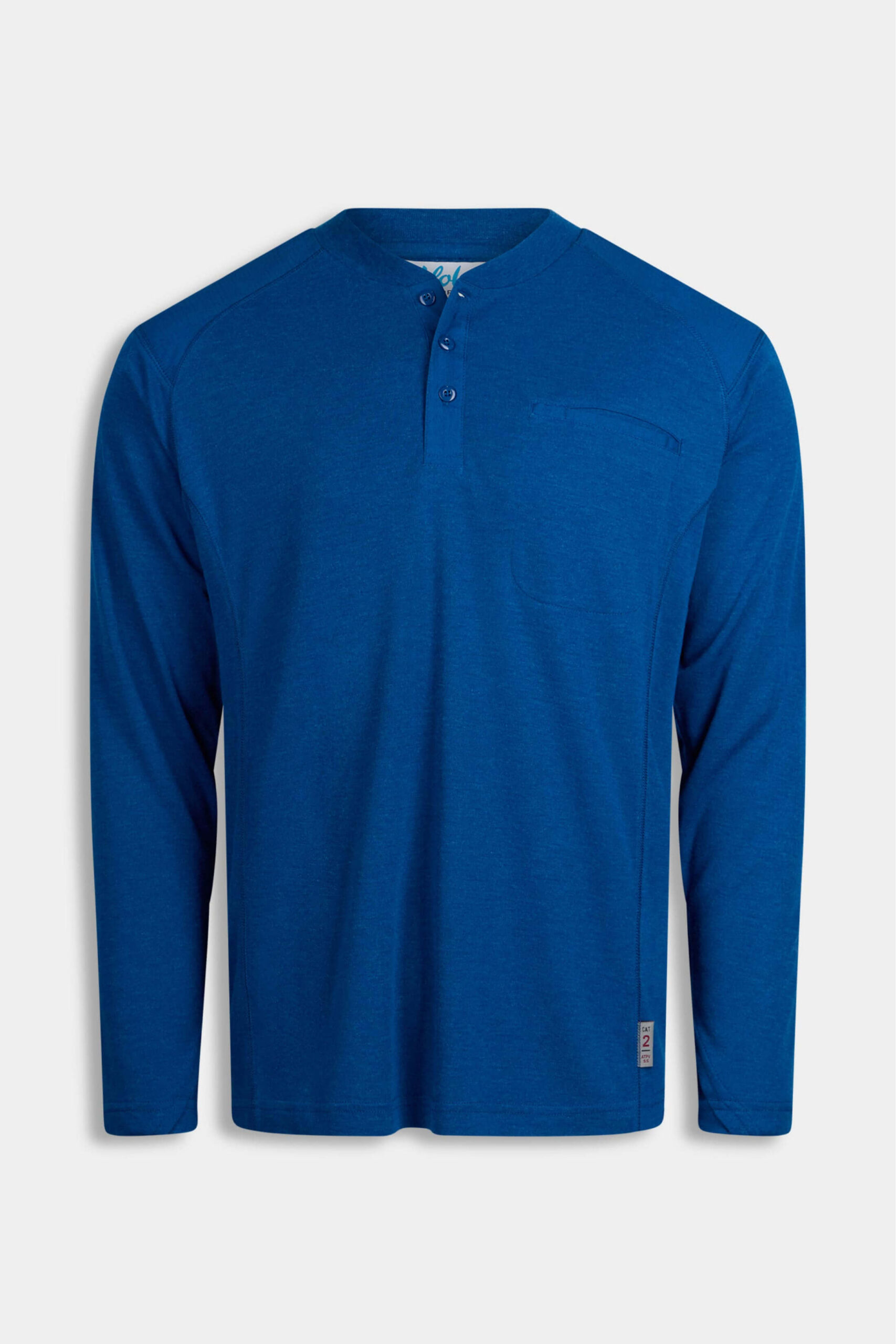 Aloha Inherent Raglan Henley Royal