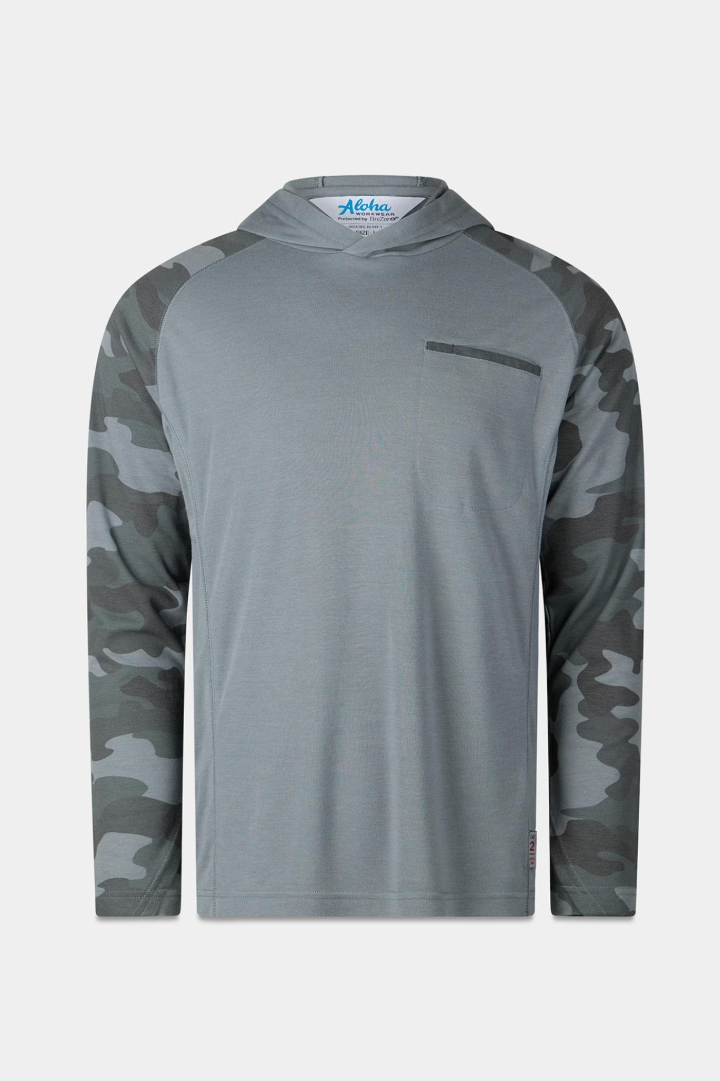 Sun Stop T-Shirt Light Gray/Camo