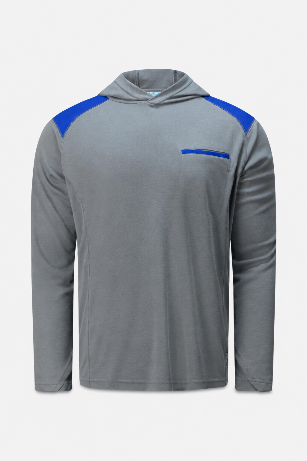Sun Stop T-Shirt Light Gray/Royal