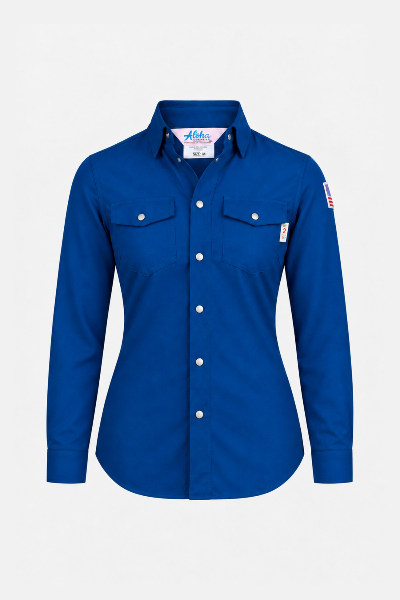 Aloha FR Action Back Snap Shirt Royal
